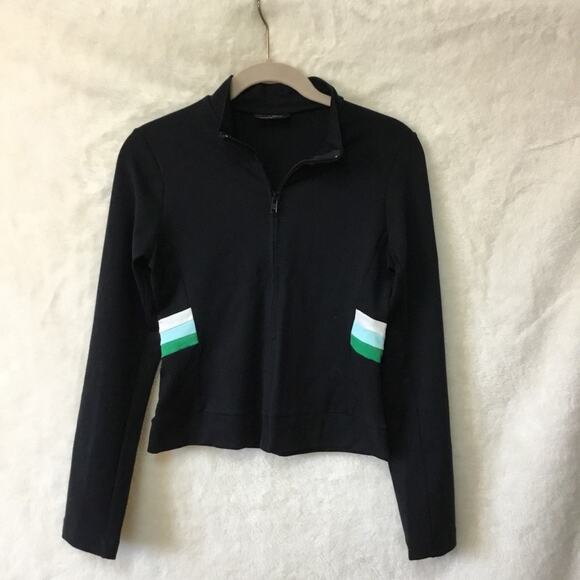 Mari Dade Black Zip-up Sweatshirt - Picture 1 of 9